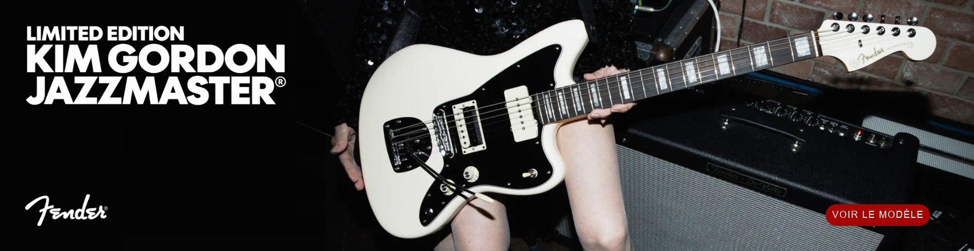 Découvrez la Fender Limited Edition Kim Gordon Jazzmaster Olympic White !